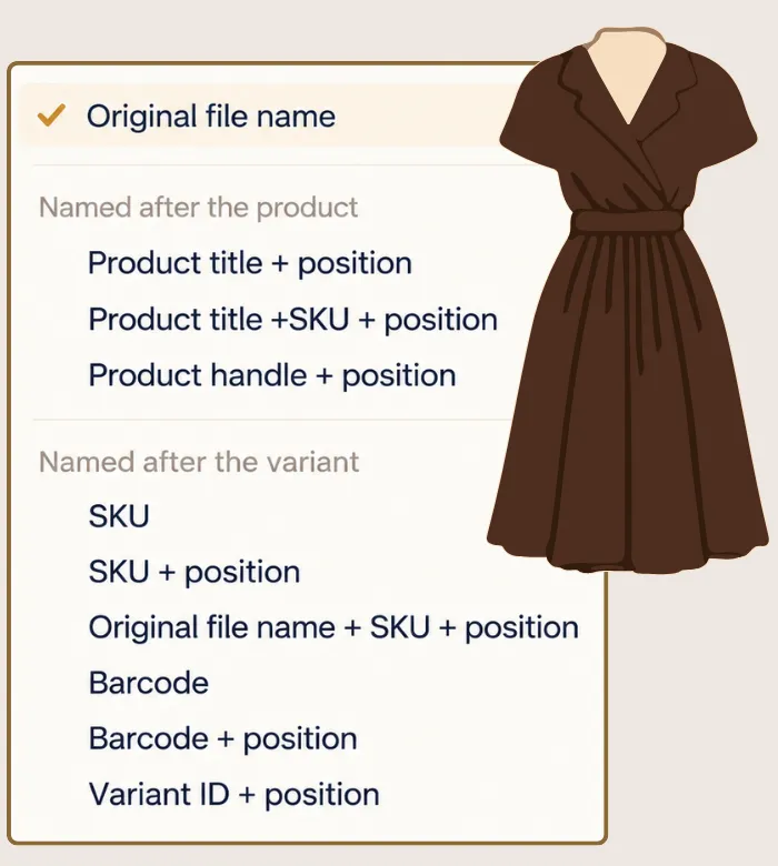 Pick file and folder names
